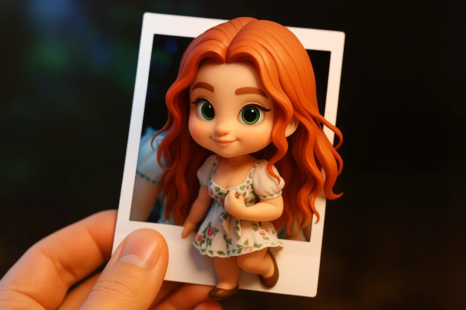 3D Q版人物立体相框 (by @dotey)