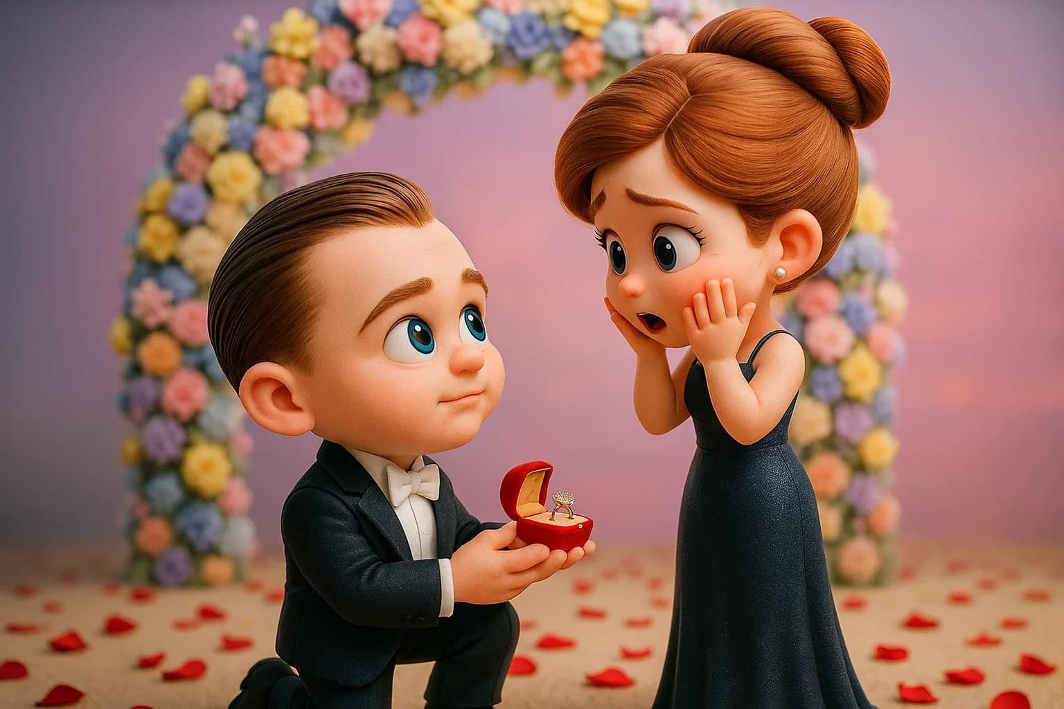 Q版求婚场景 (by @balconychy)