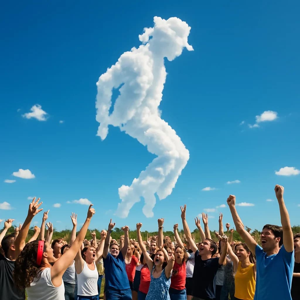 神奇的云朵图像